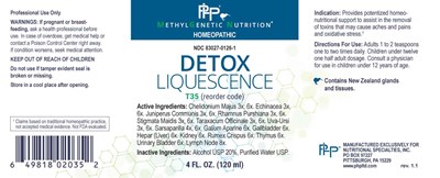 Detox  Liquescence (Nspc0131 Detox Liquescence)